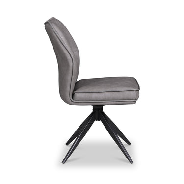Julio Grey Swivel Dining Chair