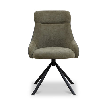 Arno Green/Charcoal Swivel Dining Chair