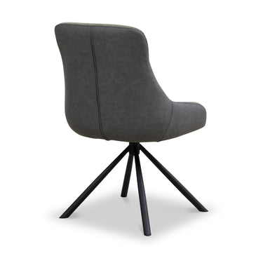 Arno Green/Charcoal Swivel Dining Chair