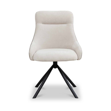 Arno Beige/Taupe Swivel Dining Chair