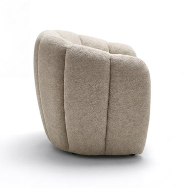 Arianna Taupe Chenille Fabric Accent Chair