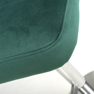 Harpy Brushed Velvet Green Bar Stool