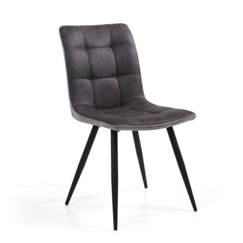 ["Dark Grey Dining Chair"]