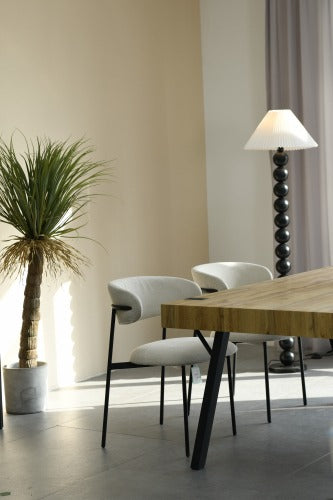 Marmaris Linen Effect Natural Dining Chair