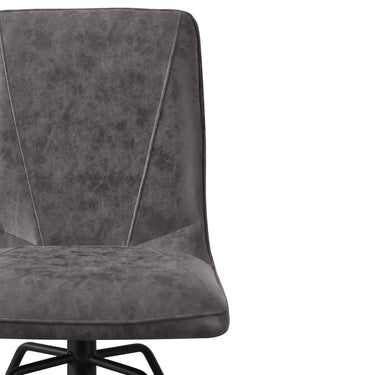 Avorio Charcoal Swivel Base Dining Chair