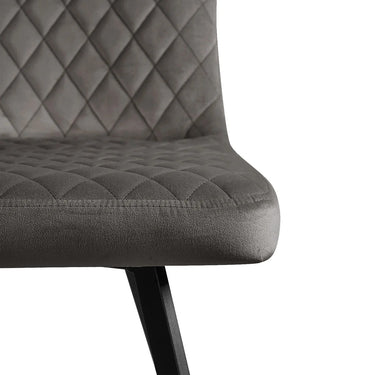 Tierra Grey Velvet Dining Chair