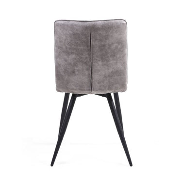 Apollo Suede Effect Dark Grey Dining Chair