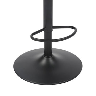 Malmaison Cream Velvet Black Base Bar Stool