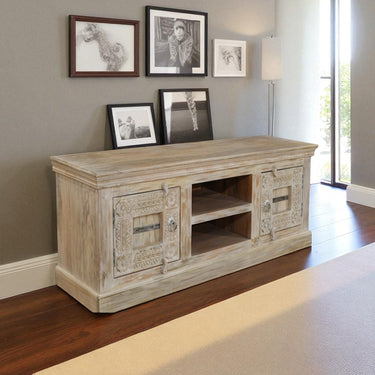 Jodhpur Mango Wood 2 Door TV Unit - view 3