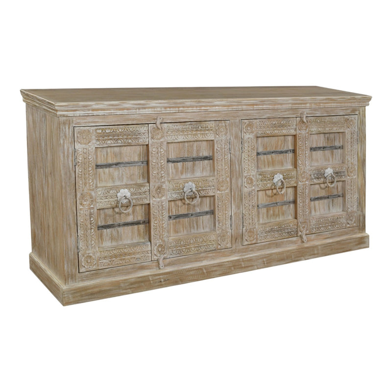 Jodhpur Mango Wood 4 Door Sideboard