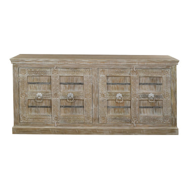 Jodhpur Mango Wood 4 Door Sideboard - view 2