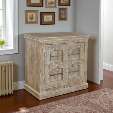 Jodhpur Mango Wood Hall Cabinet - view 3