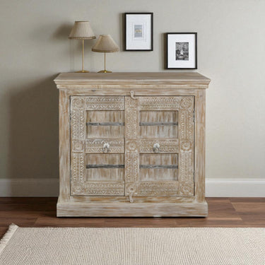 Jodhpur Mango Wood Hall Cabinet - view 4