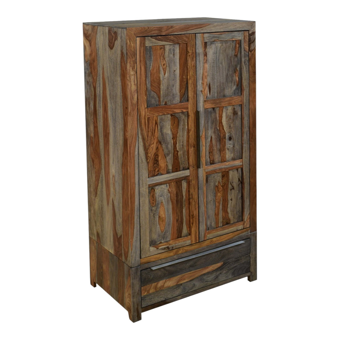 Kochi Sheesham Wood 2 Door Wardrobe
