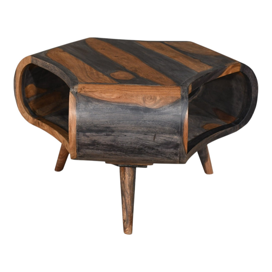 Kochi Sheesham Wood Small Tri Table