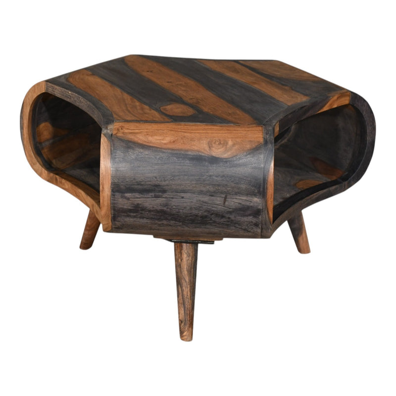 Kochi Sheesham Wood Small Tri Table