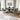 Kyoto Centre Rise 140-180cm Extending Grey Marble Dining Table & 4 Denham Grey Swivel Chairs Dining Set – complete dining set