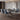 Kyoto Centre Rise 140-180cm Extending Grey Marble Dining Table & 4 Denham Midnight Blue Swivel Chairs Dining Set – complete dining set