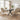 Kyoto Centre Rise 140-180cm Extending Grey Marble Dining Table & 4 Lucan Taupe Chairs Dining Set – complete dining set