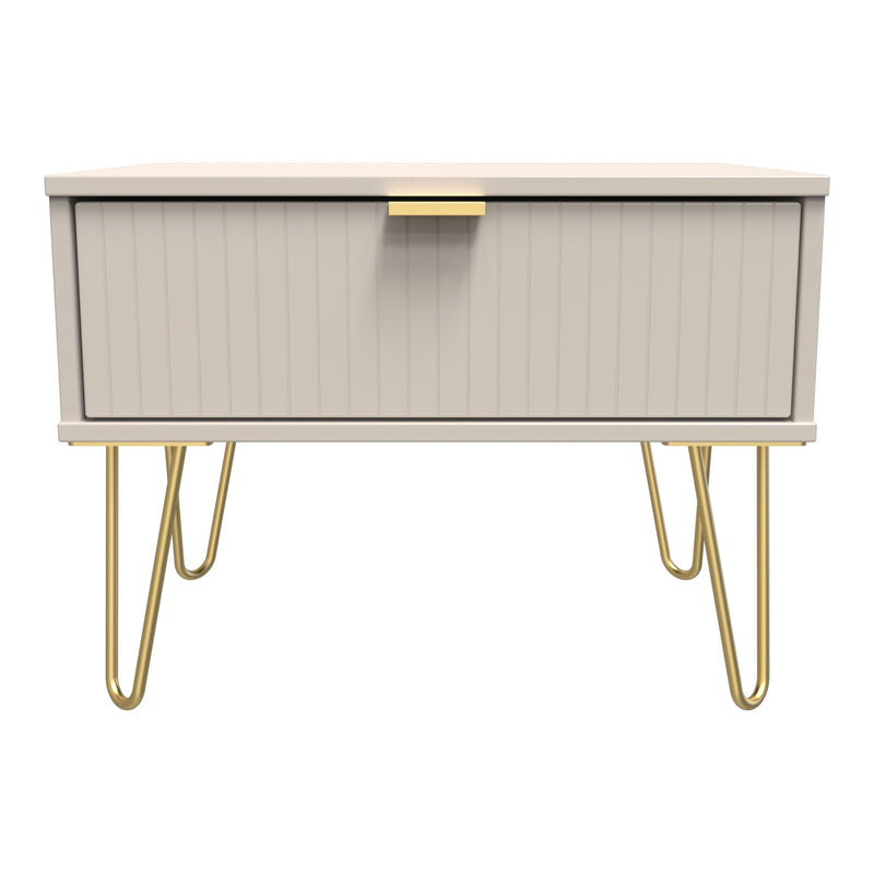 Linear 1 Drawer Wide Bedside Cabinet