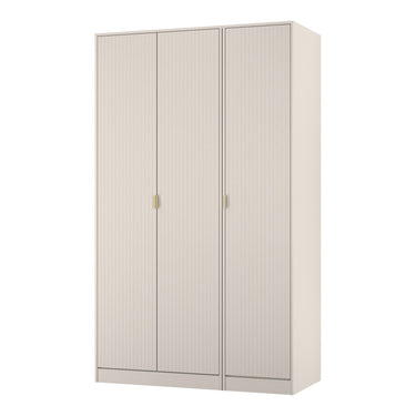 Linear 3 Door Wardrobe in Kashmir Matt, angled view