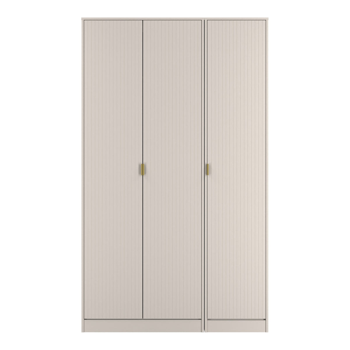 Linear 3 Door Wardrobe in Kashmir Matt, front view
