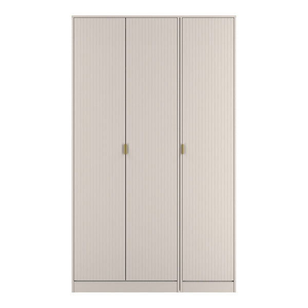 Linear 3 Door Wardrobe in Kashmir Matt, front view