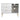 Linear 3 Drawer Sideboard in White Matt, front view