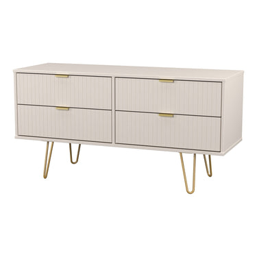 Linear 4 Drawer Bed Box in Kashmir Matt, angled view