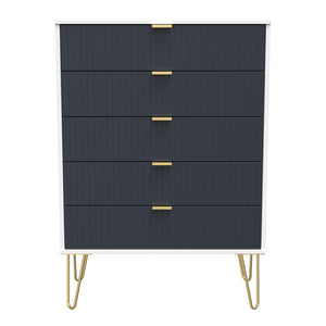 5 Drawer Wide Chest of Drawers