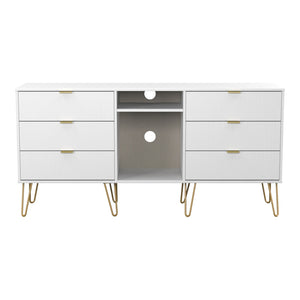 6 Drawer Wide Sideboard