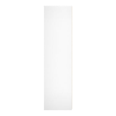 Linear Open Wardrobe in White Matt, side view