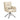 Lucan Leather Effect Dining Chair - Taupe – studio view 1