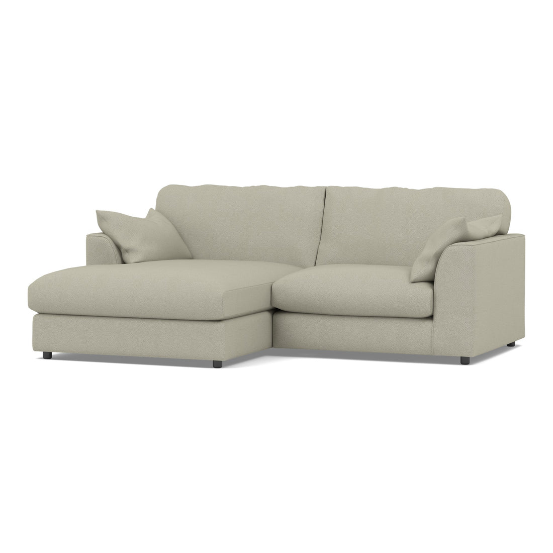 Mae 4 Seater Chaise Fabric Sofa in Willow Dusty