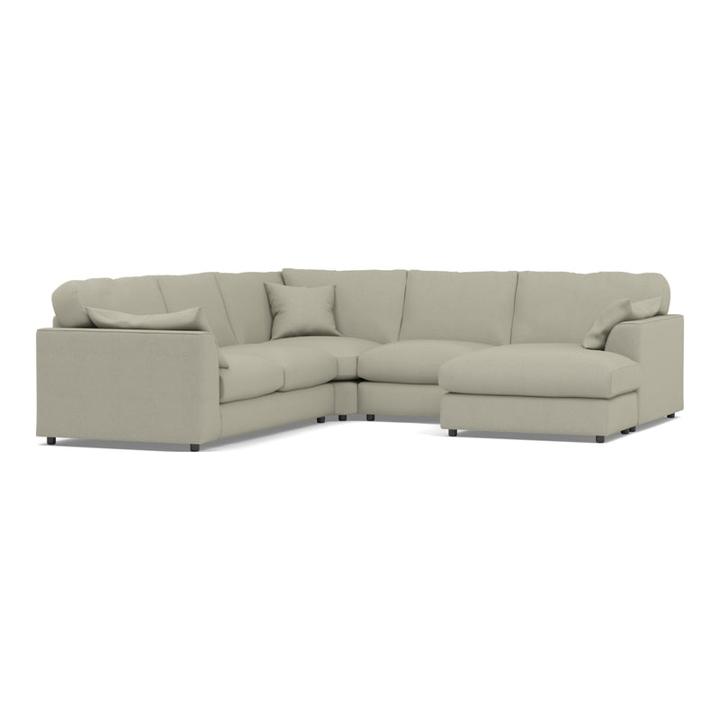 Mae Chaise 3 Corner 3 Fabric Sofa