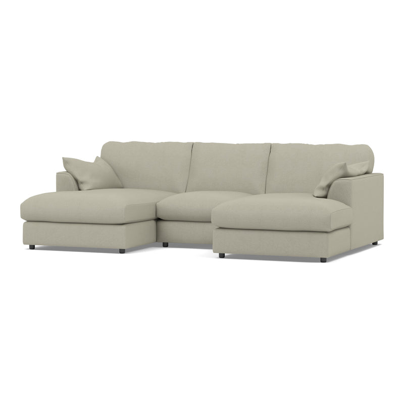 Mae XL Double Chaise Fabric Sofa