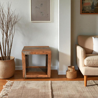 Malabar Sheesham Wood 1 Hole Shelving Bookcase - view 3