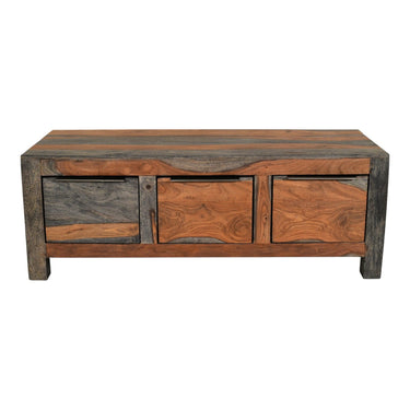 Malabar Sheesham Wood 3 Drawer Coffee Table - view 2