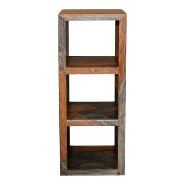 Malabar Sheesham Wood 3 Hole Shelving Bookcase - view 2