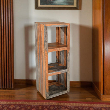 Malabar Sheesham Wood 3 Hole Shelving Bookcase - view 3