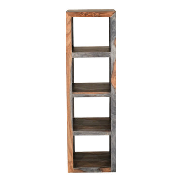 Malabar Sheesham Wood 4 Hole Shelving Bookcase - view 2