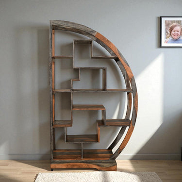 Malabar Sheesham Wood Display Cabinet - view 3