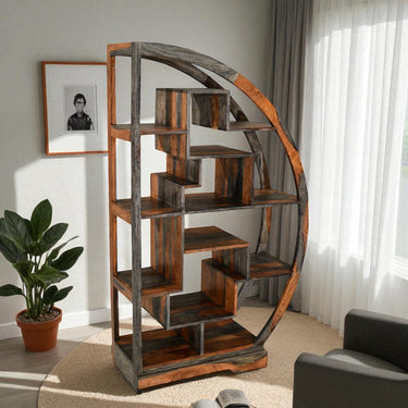 Malabar Sheesham Wood Display Cabinet - view 4