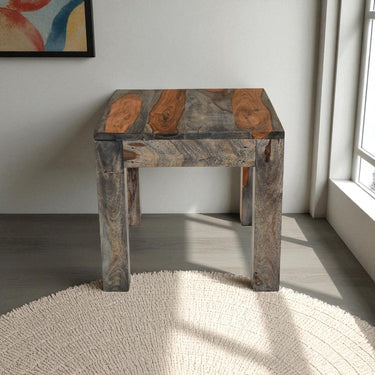 Malabar Sheesham Wood Lamp Table - view 4