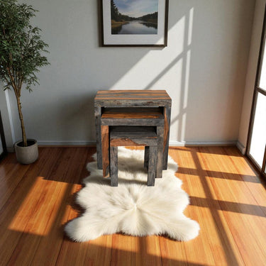 Malabar Sheesham Wood Nest of Tables - view 4