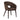 Marcello Dining Chair - Brown – angled view