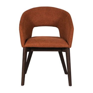 Marcello Dining Chair - Rust – back view