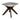 Marcello Sintered Stone Lamp Table - Walnut – angled view