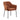Milo Chenille Effect Dining Armchair - Burnt Orange – studio view 1