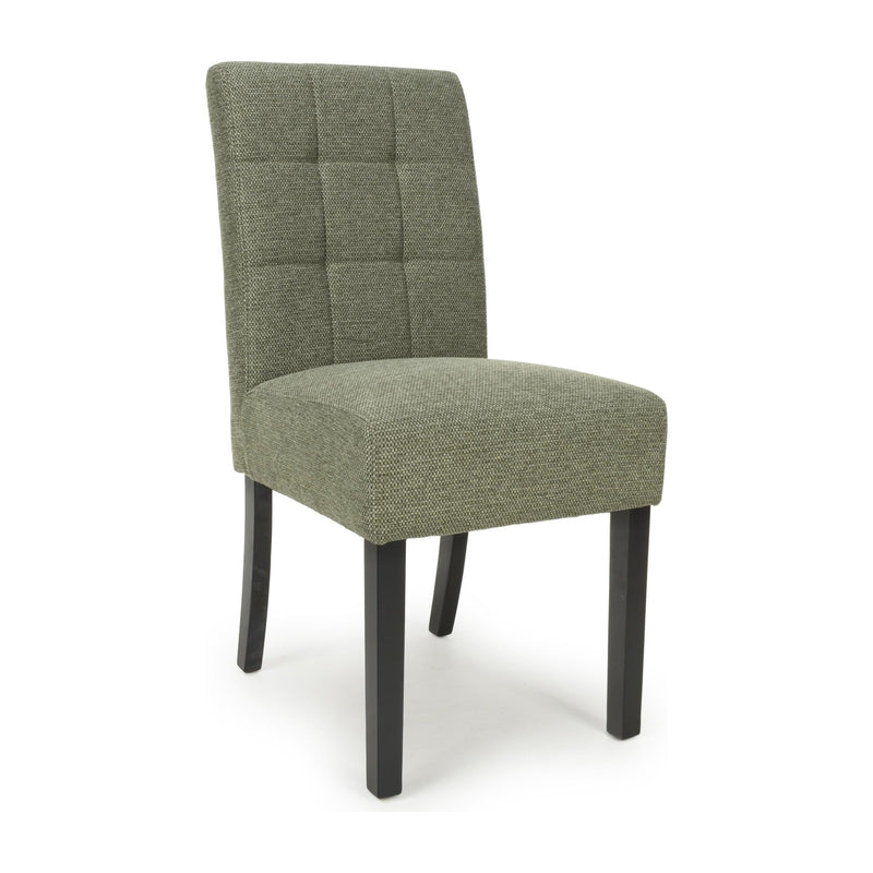Moberly Waffle Weave Green Dining Chair